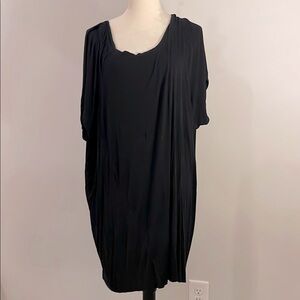Urban Outfitters Black Draped Dress